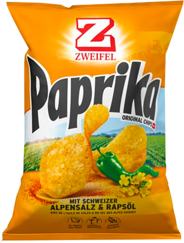 ZWEIFEL Chips Paprika 30g 3929 20 Stck