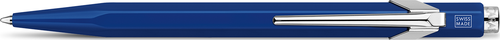 CARAN DACHE Kugelschreiber 849 Metall 849.160 blau, refill, Schrift blau