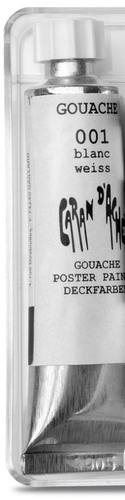 CARAN DACHE Deckfarbe Gouache 10ml 2001.001 Deckweiss