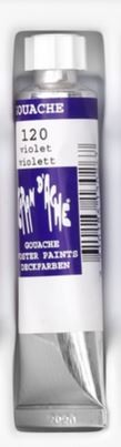 CARAN DACHE Deckfarbe Gouache 10ml 2001.120 violett