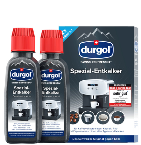 DURGOL Spezial-Entkalker 973454 Swiss Espresso 2 Stck