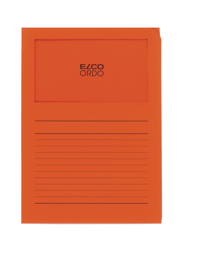 ELCO Organisationsmappen Ordo A4 73695.82 orange, Fenster 10 Stck