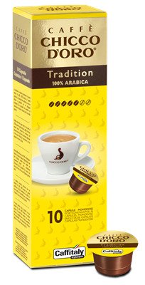 CHICCO DORO Kaffee Caffitaly 802000 Tradition Arabica 10 Stck