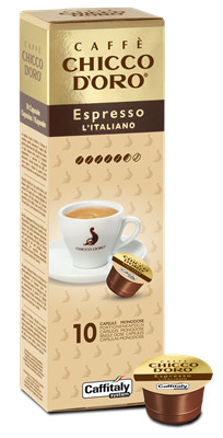CHICCO DORO Kaffee Caffitaly 802017 Espresso Italiano 10 Stck