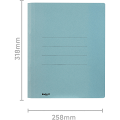 BIELLA Schnellhefter Praxis A4 167400.05 blau, 320gm2 250...