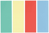 BIELLA Organisations-Farbstreifen 7cm 190158.05 blau, 50x145mm 25 Stk.