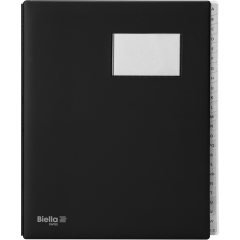 BIELLA Pultmappe A4 32042402 schwarz A-Z