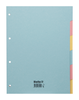 BIELLA Register Karton farbig A4 46044600 6-teilig, blanko