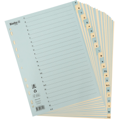 BIELLA Register Karton farbig A4 462444.00 A-Z