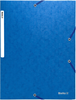 BIELLA Gummibandmappe A4 178400.05 blau, 590gm2 220 Bl.
