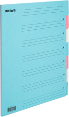 BIELLA Ordnungsmappe A4 326407.00 7-teilig, Karton, farbig