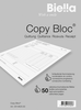 BIELLA Quittung COPY-BLOC D/F/I/E A6 514625.00 selbstdurchschreib. 50x2 Blatt