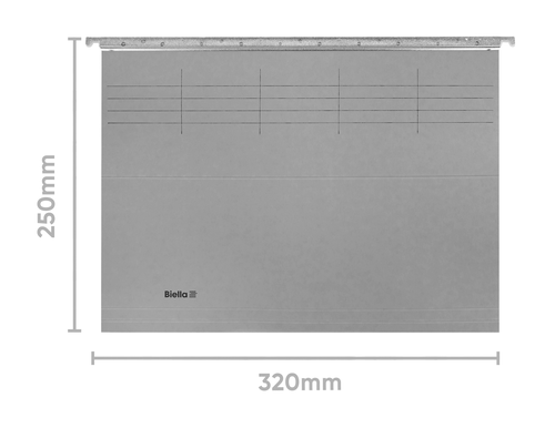 BIELLA Hngemappe o./Zubehr 271425.25 grau 32x25cm