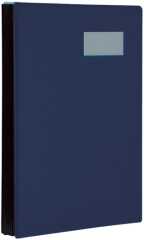 BIELLA Unterschriftenmappe A4 34342007 dunkelblau 20-teilig