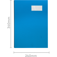 BIELLA Unterschriftenmappe A4 341410.05 blau, Register...