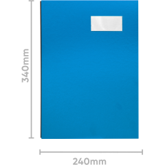 BIELLA Unterschriftenmappe A4 341420.05 blau, Register...