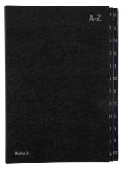 BIELLA Pultmappe A4 323424.00 schwarz, A-Z