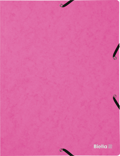 BIELLA Gummibandmappe A4 178401.40 rosa, 355gm2 200 Bl.