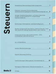 BIELLA Steuermappe deutsch A4 03260112.90 blau/beige...