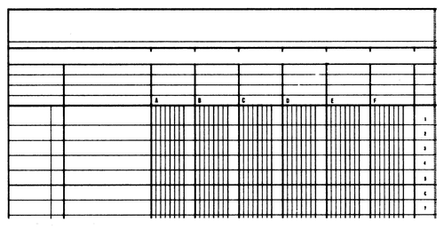 SIMPLEX Statistikbuch A4 19091 6 Kolonnen, grn 40 Blatt