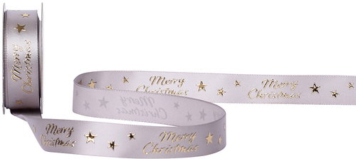 SPYK Band Merry christmas Stars 1097.1654 16mmx3m Silber-Gold