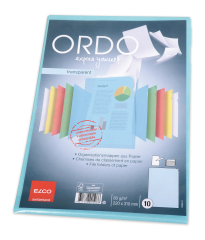 ELCO Sichthülle Ordo transparent A4 73696.34 blau 10...