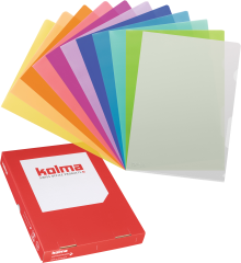 KOLMA Sichthülle VISA antirefl. A4 59.433.11 gelb, Copyresistant 10 Stück