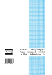 FAVORIT Block A4 1771 B transparent 65g 50 Blatt