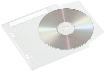 FAVORIT CD/DVD Zeigetaschen 60276 transparent 10 Stck