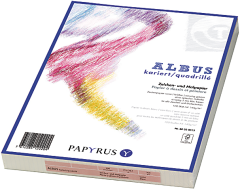PAPYRUS Zeichenpapier A4 88020015 160g, kariert 5mm 100...