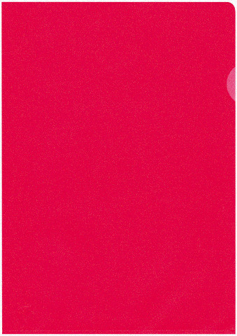 BROLINE Sichtmappen A4 620081 rot, matt 100 Stck