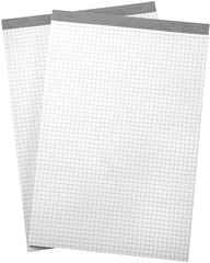 BÜROLINE Büroblock weiss A4 572001 kariert,4mm,...