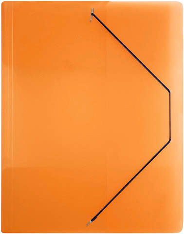 BROLINE Gummibandmappe A4 614530 orange, Kunststoff