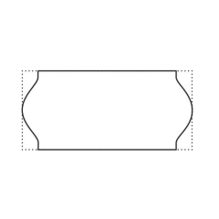 SATO Etiketten 26x12mm 700300200 weiss, non-perm. 1500 Stck.