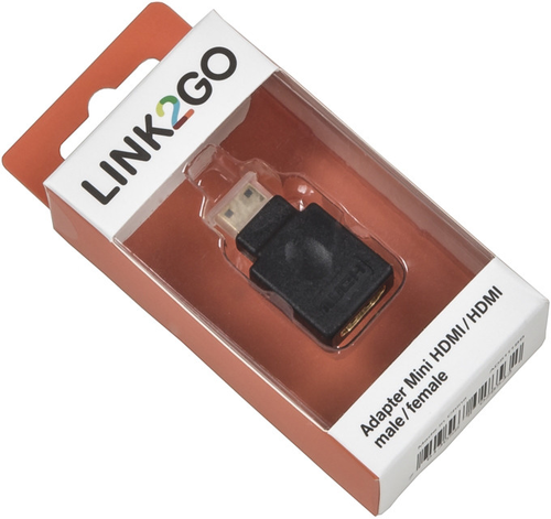 LINK2GO Adapter Mini-HDMI - HDMI AD5111BB male/female