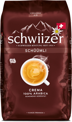 SCHWIIZER Bohnenkaffee 1kg 802857 Schmli Crema
