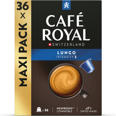 CAFE ROYAL Kaffeekapseln Alu 2001926 Lungo 36 Stück