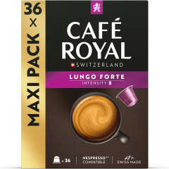 CAFE ROYAL Kaffeekapseln Alu 2001927 Lungo Forte 36...