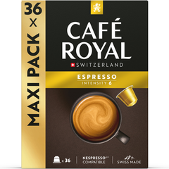 CAFE ROYAL Kaffeekapseln Alu 2001928 Espresso 36 Stück