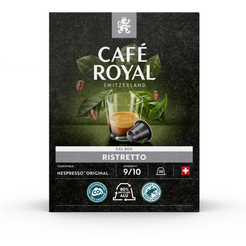 CAFE ROYAL Kaffeekapseln Alu 2001932 Ristretto 36 Stck