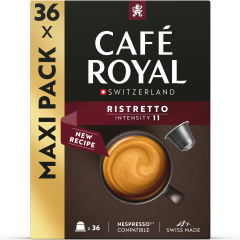 CAFE ROYAL Kaffeekapseln Alu 2001932 Ristretto 36 Stück