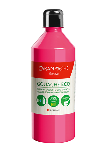 CARAN DACHE Deckfarbe Gouache Eco 500ml 2371.090 pink fluo flssig