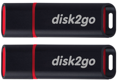DISK2GO USB-Stick passion 2.0 8GB 30006571 USB 2.0 double...