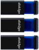 DISK2GO USB-Stick qlik edge 8GB 30006728 USB 2.0 triple pack