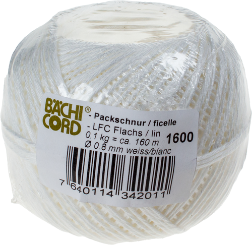 BAECHI Packschnur LFC weiss 541016031 160m, 0,8mm 100g