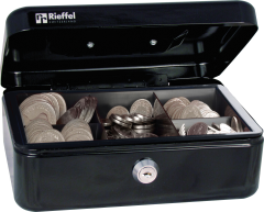 RIEFFEL Geldkassette Valorit VTGK2SCHW 7,7x20,7x15,7cm...
