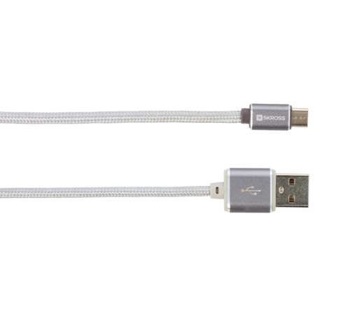 SKROSS Chargen Sync - Steel Line 2.700240 Micro USB grey