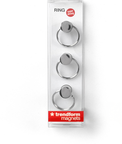 TRENDFORM Magnete RING MM2026 silber 3 Stck