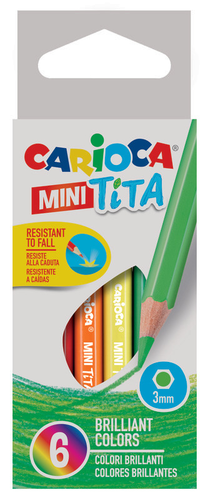 CARIOCA Farbstift Mini Tita 3mm 42322 6 Stck