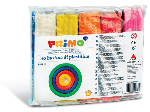 MOROCOLOR Knetmasse Primo 269PP10 10x55g ass.
